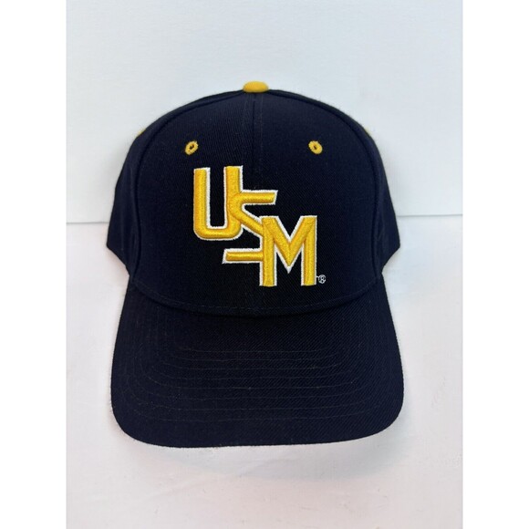 Southern Mississippi Golden Eagles Hat Zephyr Size 7 1/2 Cap Wool Vintage Logo - Picture 1 of 4